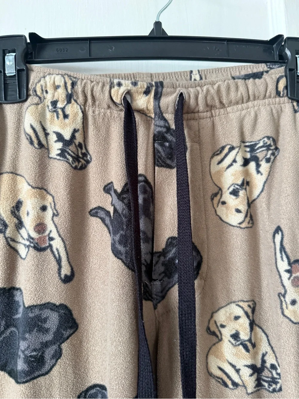 Relaxed Dog-Print Lounge Pants - Brown Croft & Barrow size S